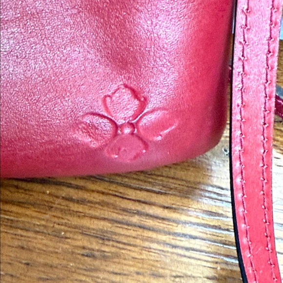 New Patricia Nash Burgundy Embossed Crossbody Bag. Double sides. - Picture 11 of 16